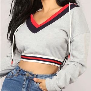 Fashion Nova| Cropped Hoodie